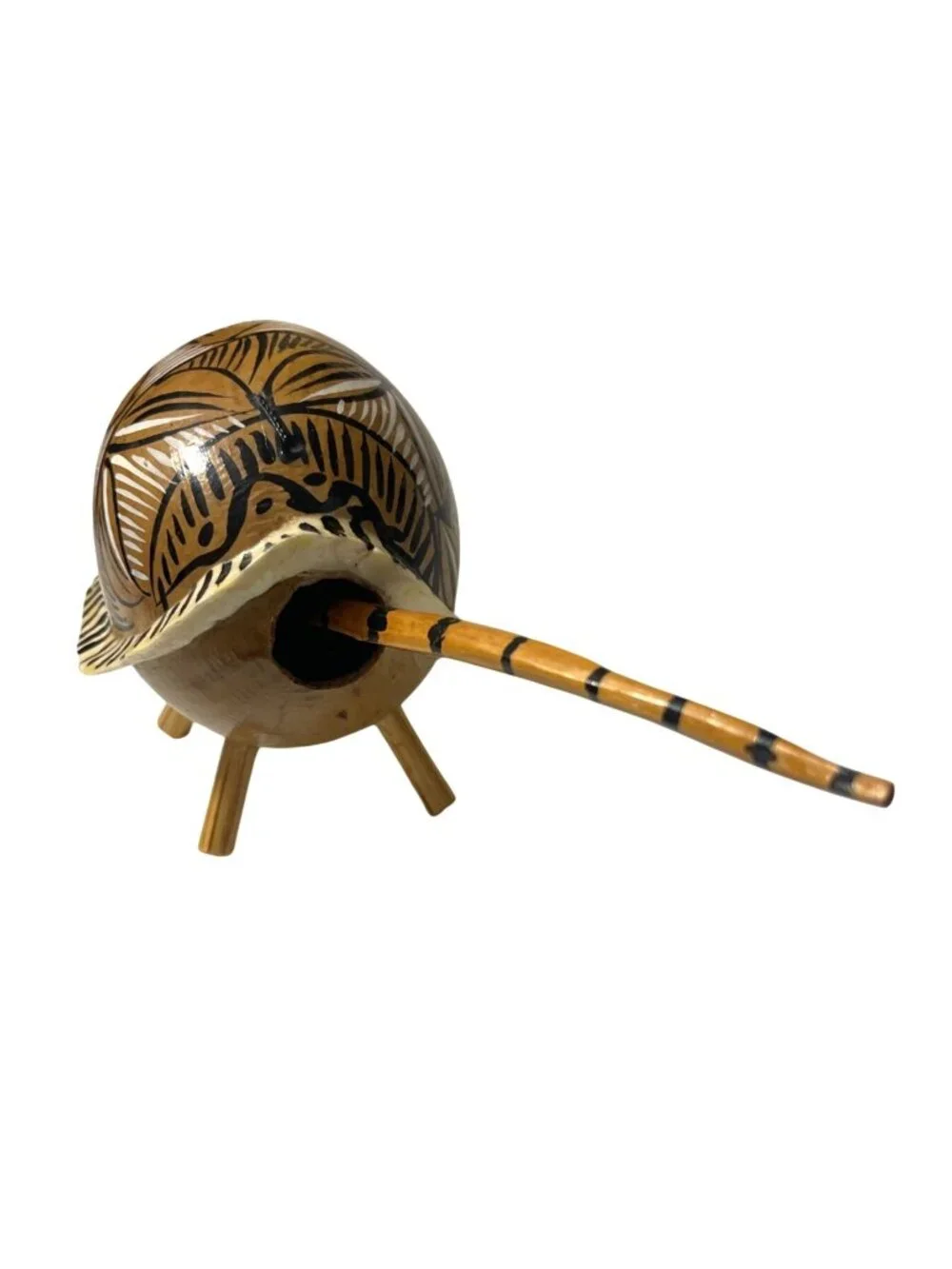 Vintage Whimsical Oaxacan Alebrijes Armadillo Bobblehead & Tail Handcrafted